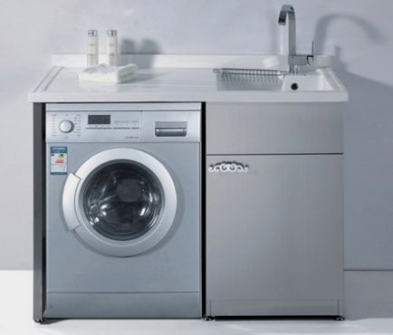 20 Opțiuni pentru introducerea unei mașini de spălat în baie