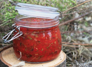 Adjika din pasta de tomate, răsucite pentru iarnă, la-minute - rețete delicioase cu fotografie și turn-based