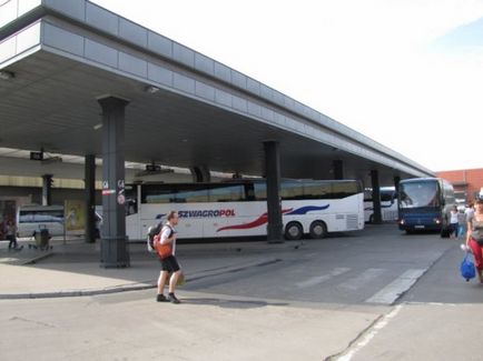 Stația de autobuz Cracovia - Cracovia Polonia