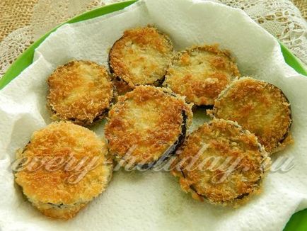 Padlizsán sült szelet recept (pörkölt padlizsán) Sült padlizsán szelet recept