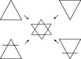 Triunghiul lumii alb-negru, piramida