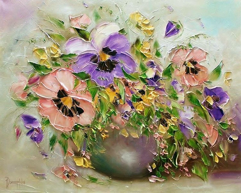 Квітковий живопис joanna domagalska, flowery-blog