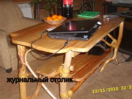 Mobilier de vară din ramuri