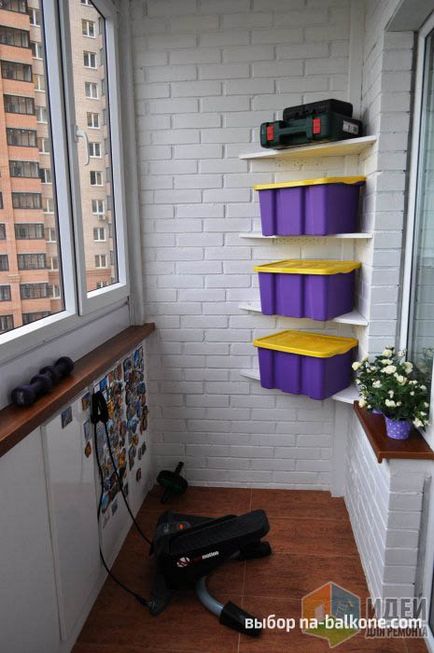 A design az erkélyen a lakásban - 65 valódi képek (fotók) erkély design a lakás - 65 valódi fotók