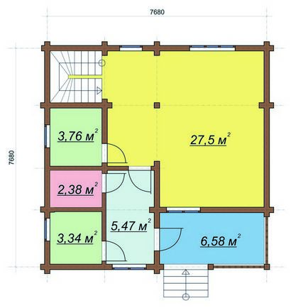 Casa în schimbul unui apartament, construcția de case din lemn și băi în Izhevsk