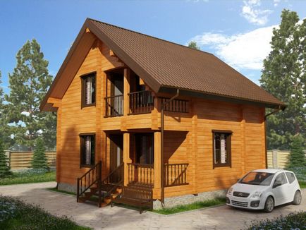 Casa în schimbul unui apartament, construcția de case din lemn și băi în Izhevsk
