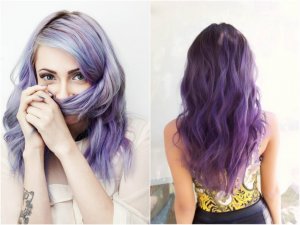 Фіолетові, бузкові, лілові волосся, фото ідеї