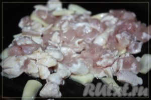 Carne de vită cu legume în kazan - pregătim pas cu pas din fotografie