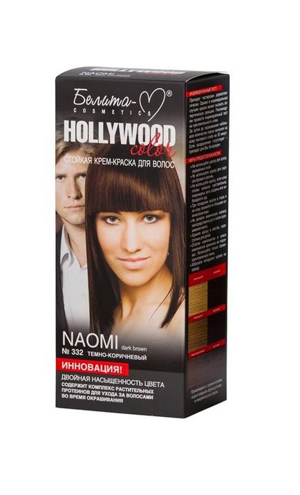 Culoare colorantă persistentă pentru păr de culoare de la Hollywood 50 ml
