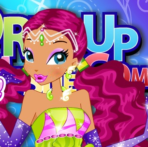 Flora Winx face machiaj