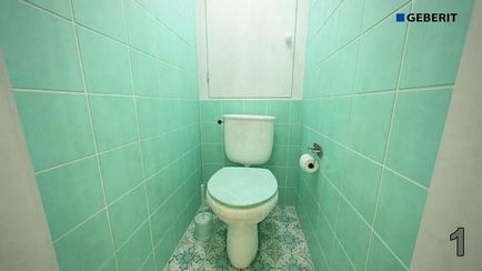 Instalarea unei toalete cu o cisternă ascunsă