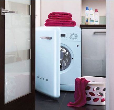 Інтер'єр ванної кімнати в сучасному стилі з пральною машиною фото, варіанти дизайну