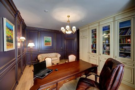 Cabinetul într-un apartament este o soluție convenabilă pentru o persoană modernă