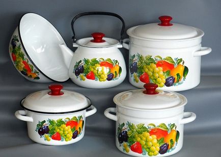 Mi enamelware a mindennapi életben szükséges