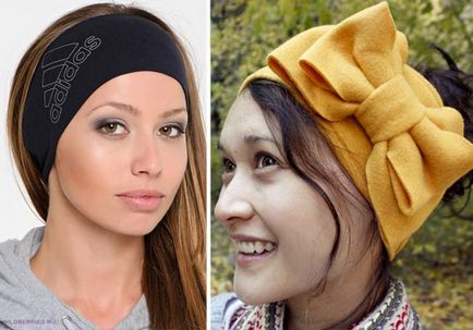 Cum să purtați un bandaj pe căștile capului la modă pe cap