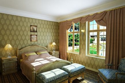 Cum de a decora un dormitor într-un stil clasic 15 fotografii de dormitoare mici și mari în