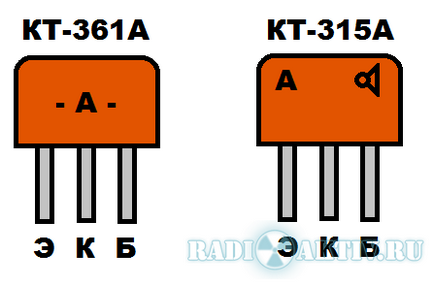 Як відрізнити КТ315 від КТ361 і інші