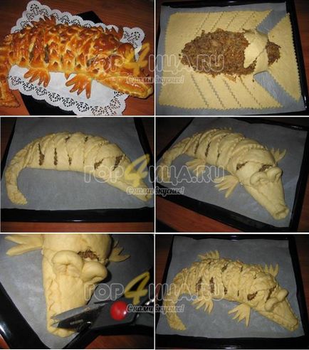 Як приготувати пиріг крокодил