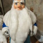Hogyan készítsünk egy szakáll Santa Claus syntepon