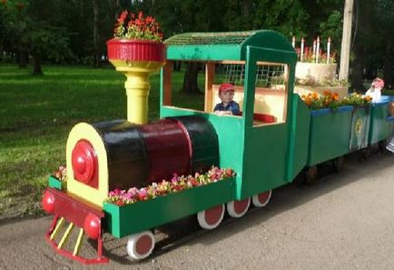 Hogyan készítsünk egy vonat a kertben - autópályát