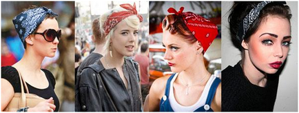 Hogyan készítsünk haj rockabilly, divatos frizurával 2013 - fotók