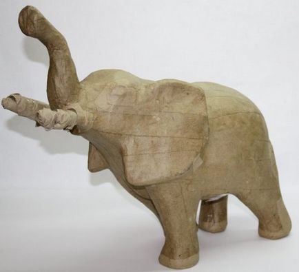 Як зробити слоника з паперу