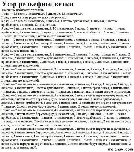 Як зв'язати спицями рельєфний візерунок - модний снуд спицями - кілька нових ідей в'яжемо з лану ви