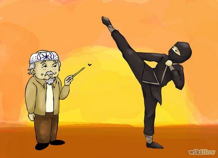 Cum să te antrenezi pentru a deveni un ninja acasă, folosind materiale improvizate