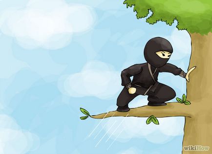 Cum să te antrenezi pentru a deveni un ninja la domiciliu folosind materiale improvizate