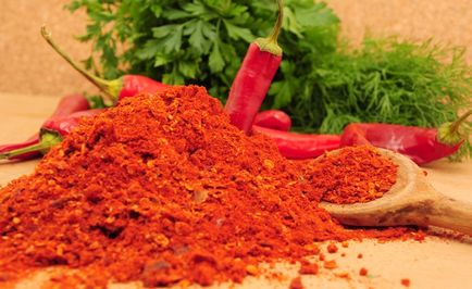 Curea de ardei Cayenne și proprietăți benefice, pulbere de chili roșii