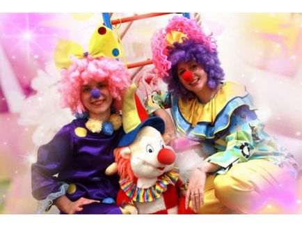 Clowns pentru ziua de naștere a copilului, sărbători pentru copii