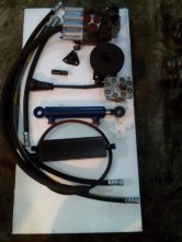 Kit hidraulic pentru minitractor de la motoblock, minitractor