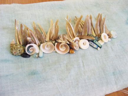 Crown hableány - készült kagyló (DIY)