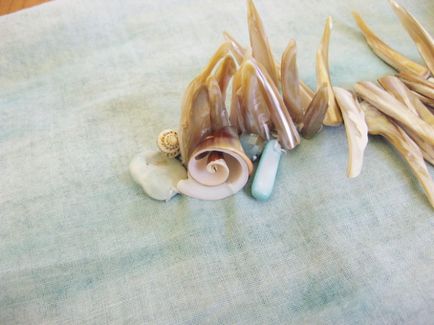 Crown hableány - készült kagyló (DIY)
