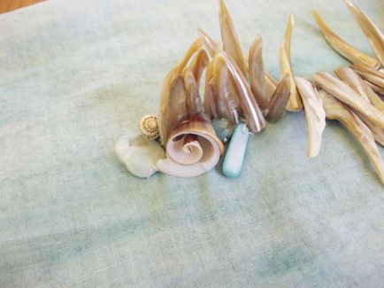 Coroana unei sirene - de la cockleshells (diy)