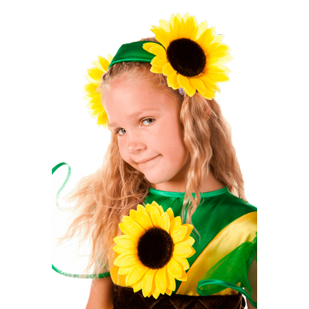 Костюм соняшник для дівчинки своїми руками