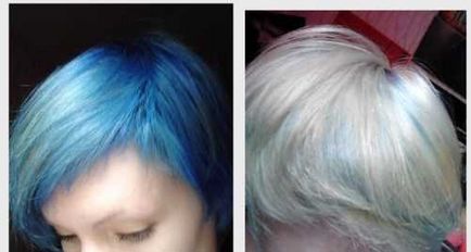 Фарба для волосся Блондекс - волосся як сніг з першого разу (до і після) фотосравненіе з іншими