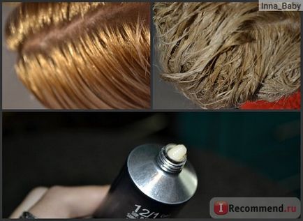 Фарба для волосся inebrya професійний крем-барвник - «відгук 2 в 1 як пофарбувати коріння в блонд