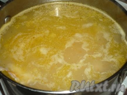 Курячий суп з плавленим сиром - рецепт з фото