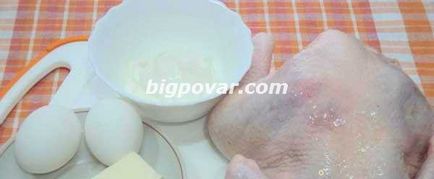 Csirke tejszínes mártással recept fotókkal, lépésről lépésre főzés