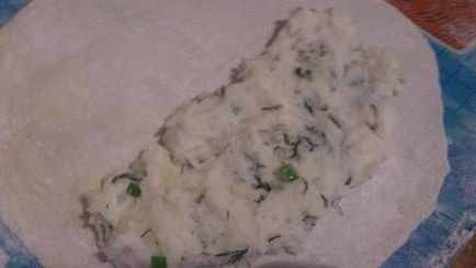 Кутаб - коржик з картопляним пюре, плавленим сиром і зеленню рецепти і кулінарія - жіноча