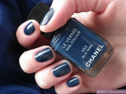 Lac de unghii le vernis nail color (nuanta № 553 blue rebel) de chanel - opinii, poze si pret