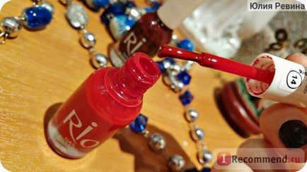 Лак для нігтів rio nail enamel - «стійкий, насичений лак rio! Відтінки 14, 83, 30