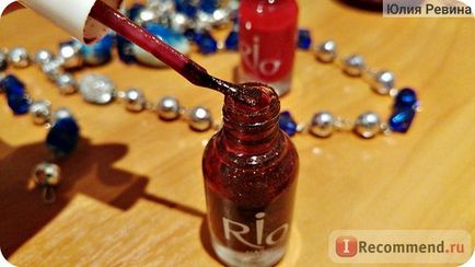 Лак для нігтів rio nail enamel - «стійкий, насичений лак rio! Відтінки 14, 83, 30