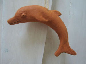 Farag agyag aranyos delfin - Fair Masters - kézzel készített, kézzel készített
