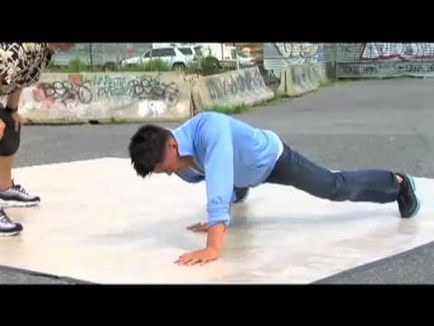 Cele mai bune dansuri - breakdancing online de învățare - element țestoasă