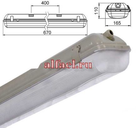 Lampă fluorescentă lsp 15-2h40-204 necompensată (ip54) empt