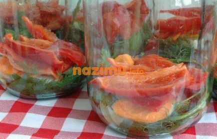 Мариновані помідори з цвітною капустою - рецепт з покроковими фото