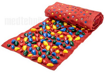 Масажні килимки з кольоровими каменями купити в москве - медтехніка москва