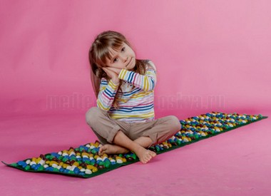 Масажні килимки з кольоровими каменями купити в москве - медтехніка москва